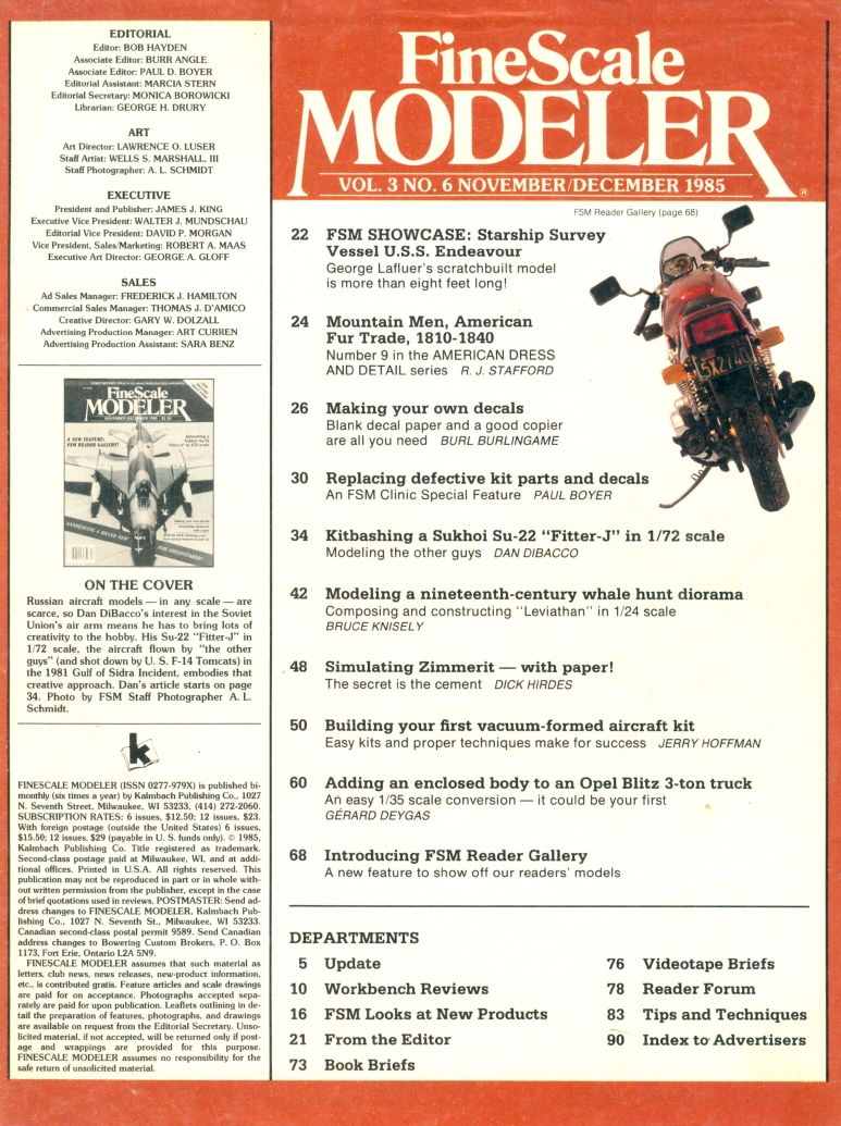 FineScale Modeler 1985-12 (Vol03-06)